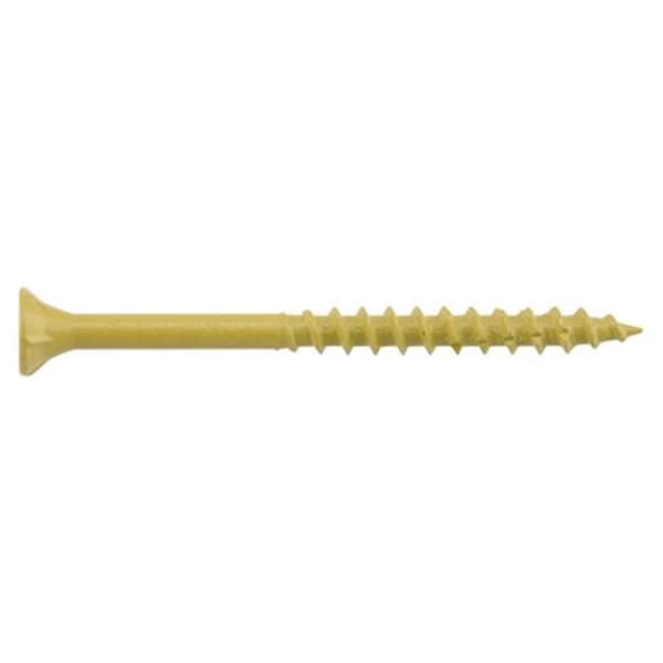Deck Screw, #10 x 3 in, Steel
